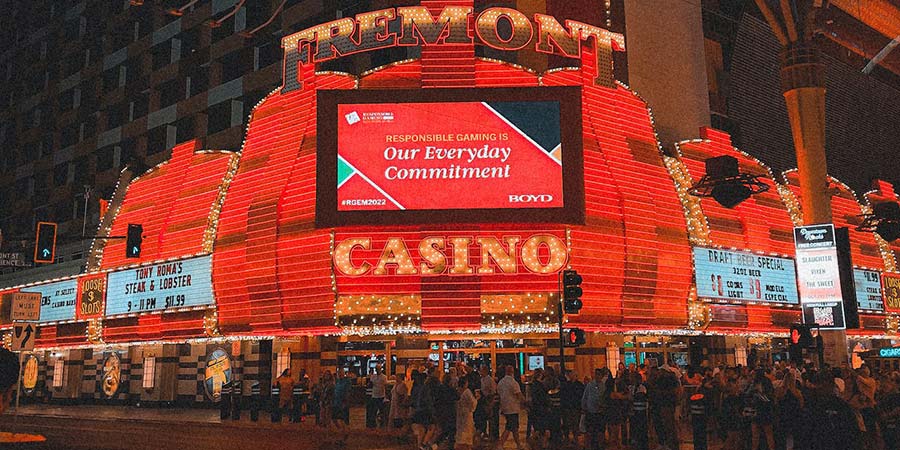 Fremont hotel casino at Las Vegas Nevada United States